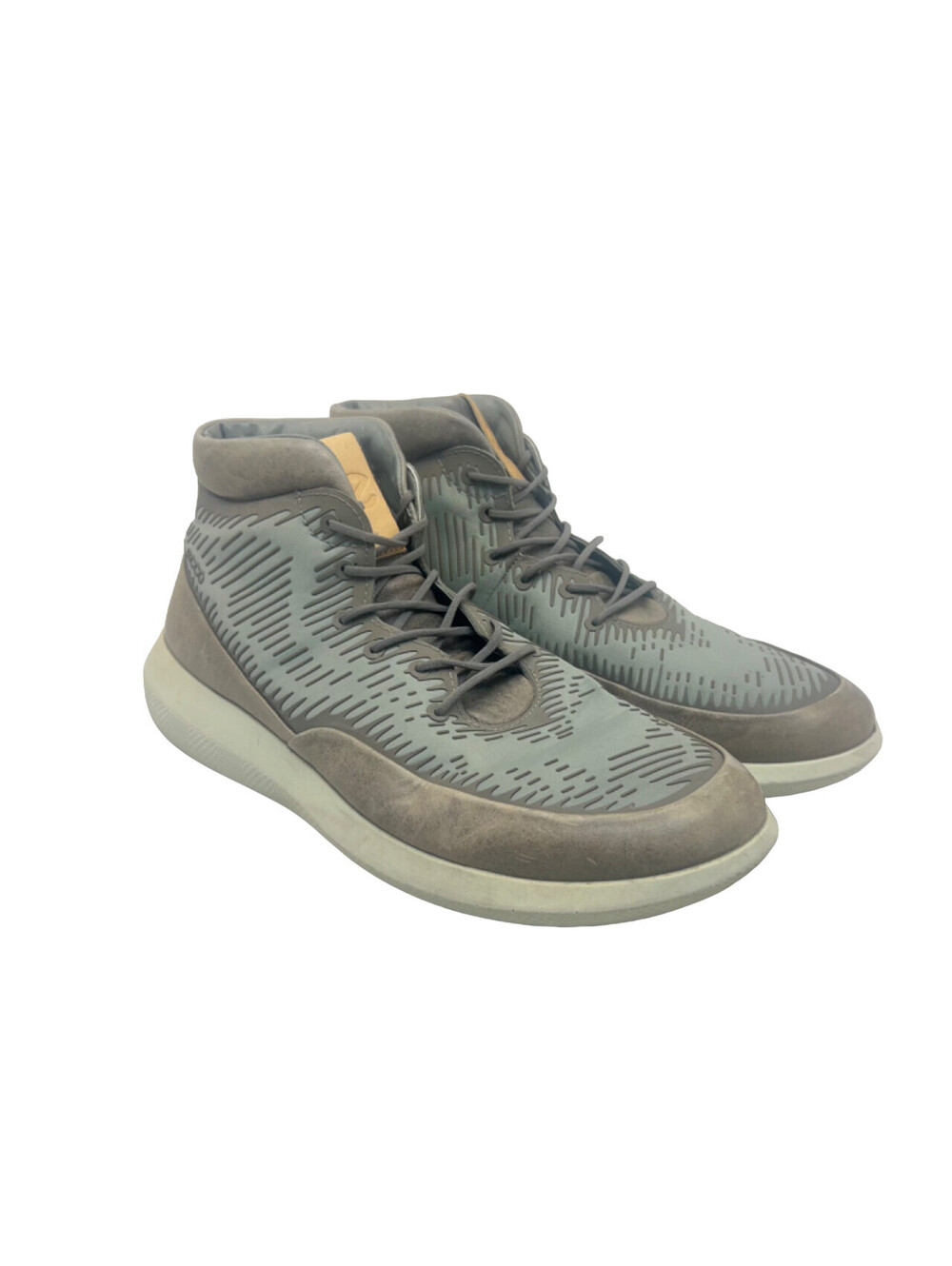 Ecco Men’s Hi-Top Scinapse Casual Athletic Sneakers 45053455915 Grey Size 7M